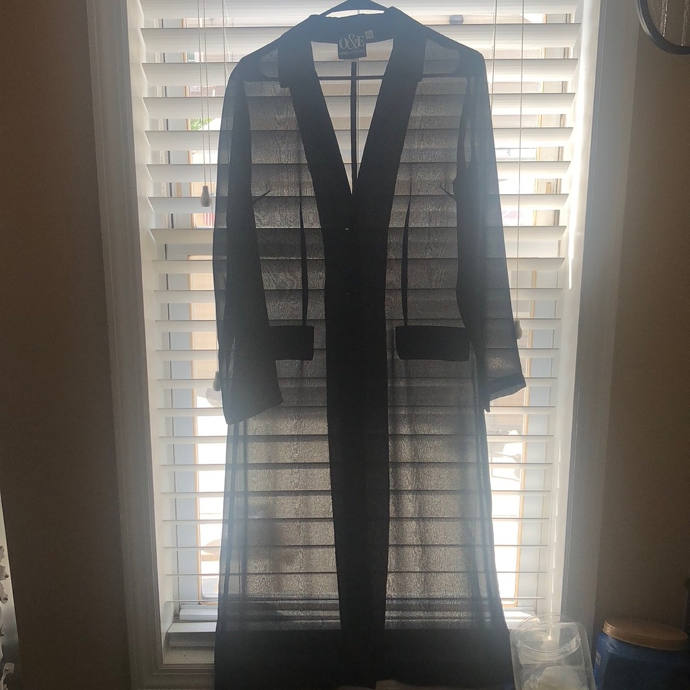 Black sheer Odds & Evens Brand sz 9/10
